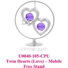 Twin Hearts(Love) - Mobile Free Stand									 										
