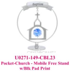 Pocket CHurcH-Mobile Freestand w/Blk Pad Print								 										