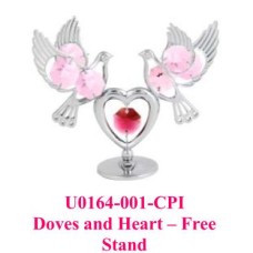 Doves and Heart-Free Stand			 										