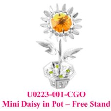 Mini Daisy in Pot - Free stand										 										