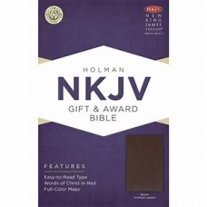 NKJV Gift & Award Bible, Black Imitation Leather