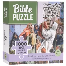 Bible Jigsaw Puzzle: Jesus Gives Thanks For Little Children (1000 Pieces)