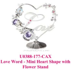 Love Word-Mini heart shape with Flower Stand									